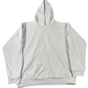 Talentless Hoodie Adult 2XL White Cotton Heavy Weight Pullover Sweatshirt